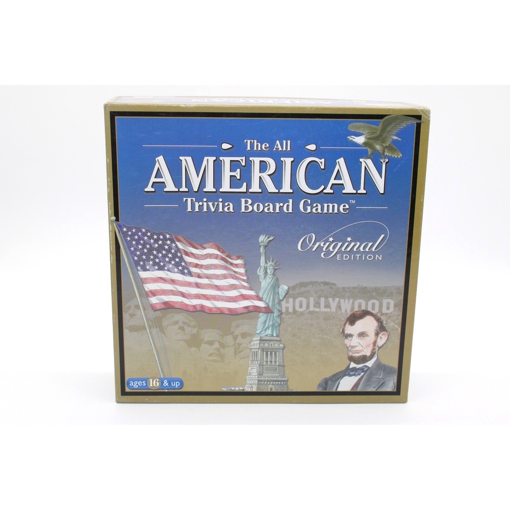 The All American Trivia Board Game Original‎ Edition 2000+ Questions